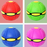 Flying UFO Flat Throw Disc Ball without LED Light, Toy for Kids, Outdoor Garden, Basketball Game