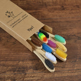 10Pcs Colorful Toothbrush Natural Bamboo Tooth Brush Sets Soft Bristle Charcoal Teeth Eco Bamboo Toothbrushes Dental Oral Care