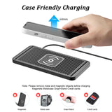 Wireless Charger For Car Silicone Pad Fast Car Wireless Charging Non-slip Wireless Charger Dock Station Pad for iPhone Samsung